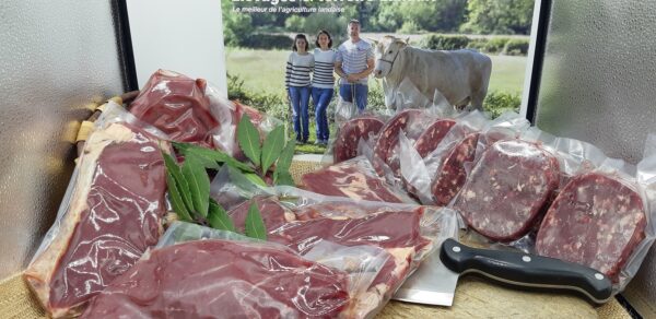 Colis de viande de bœuf féria